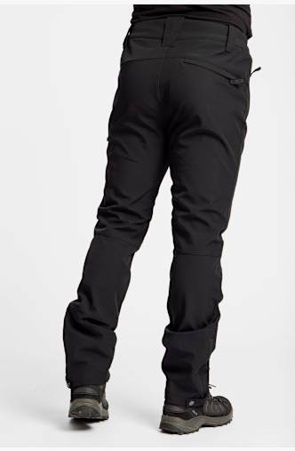 46 NORD pantalon en softshell hommes Noir
