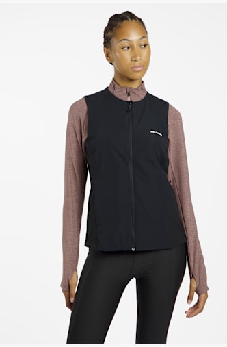 Salomon Mountain Flex Hybrid Damen Gilet Schwarz