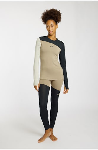 BEACH MOUNTAIN manche longue thermique femmes Beige