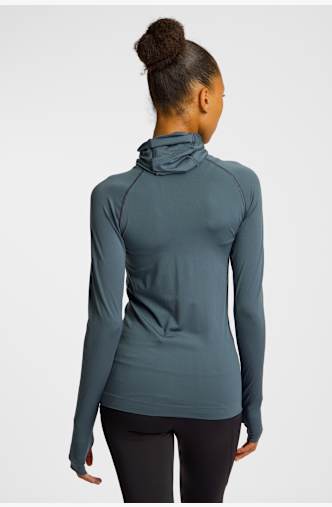 POWERZONE Seamless hoodie femmes Gris