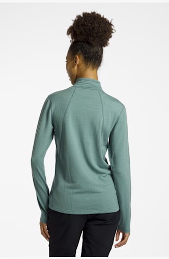 46 NORD Merino midlayer donna Verde