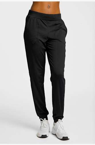 POWERZONE taille longue pantalon de sport femmes Noir
