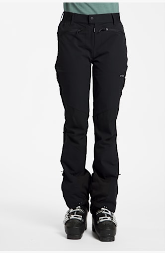 46 NORD pantalon de randonnée d'hiver femmes Noir