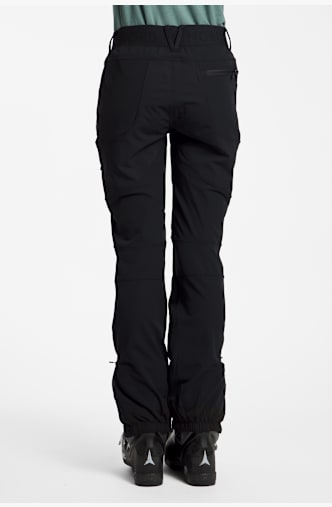 46 NORD pantalon de randonnée d'hiver femmes Noir