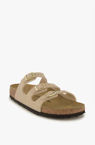 Birkenstock Florida Birko-Flor® Narrow Fit slipper donna Beige