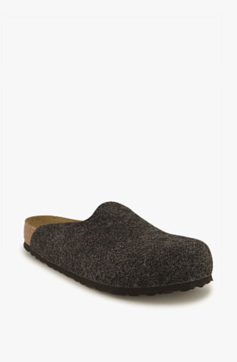 Birkenstock Amsterdam FE Regular Fit Herren Slipper Grau