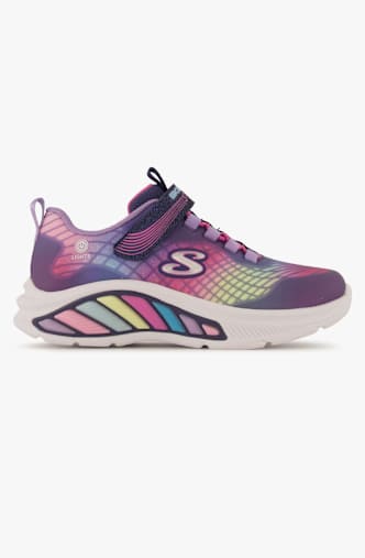 Skechers S-Lights: Rainbow Cruisers sneaker enfants Rose