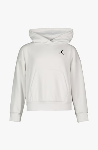 Jordan Brooklyn Fleece Kinder Hoodie Weiss