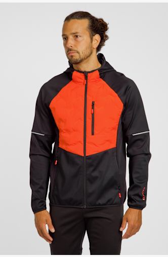 46 NORD Herren Langlaufjacke Schwarz