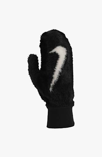 Nike Plush Knit Fausthandschuh Schwarz