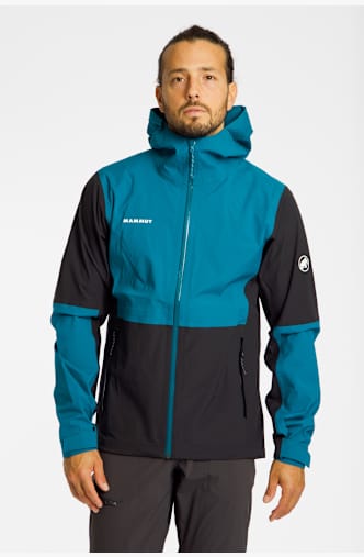 MAMMUT Linard Guide Hooded veste outdoor hommes Turquoise