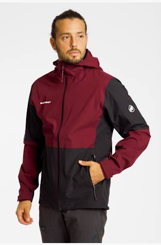 MAMMUT Linard Guide Hooded veste outdoor hommes Rouge
