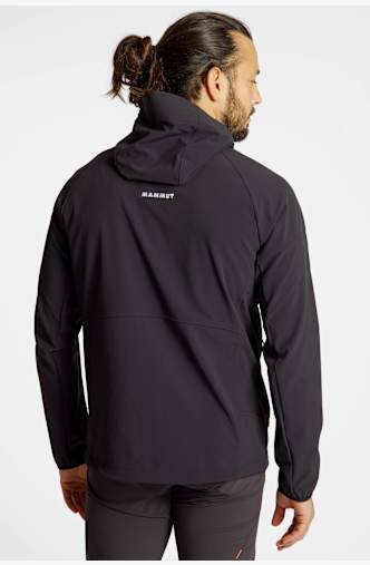 MAMMUT Ultimate Comfort Hooded Herren Softshelljacke Schwarz