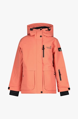BEACH MOUNTAIN giacca da snowboard bambina Corallo