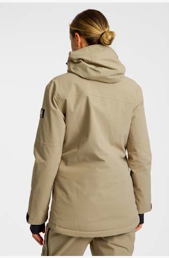 BEACH MOUNTAIN Damen Snowboardjacke Beige