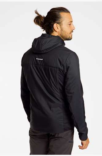 MAMMUT Rime Light Hybrid Hooded midlayer hommes Noir