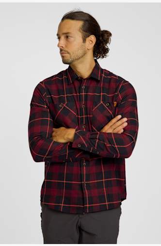 MAMMUT Alvra chemise de randonnée hommes Rouge