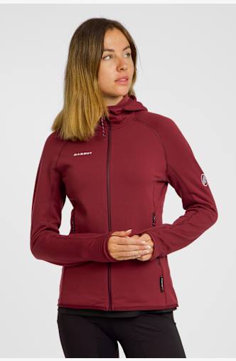 MAMMUT Aconcagua Hooded midlayer donna Rosso