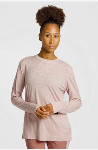 Ortovox 185 Merino Patch longsleeve donna Pink
