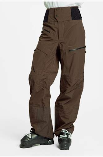Ortovox Ravine Plus 3L Damen Skihose Braun