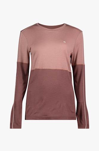 Ortovox 185 Rock'n'Wool manche longue thermique femmes Pink