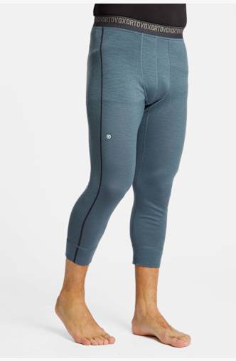 Ortovox 185 Rock'n'Wool Herren 3/4 Thermohose Grau