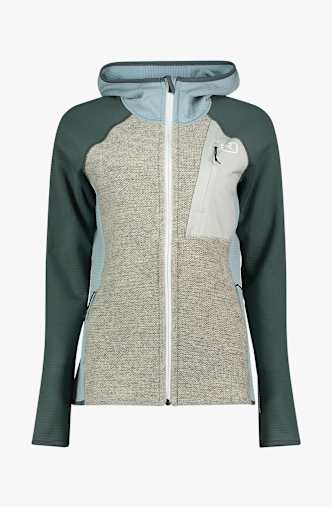 Ortovox Fleece GP Classic Knit Hoody Damen Midlayer Grau