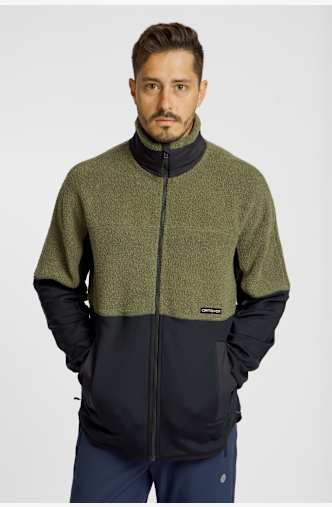 Ortovox Fleece Teddy midlayer uomo Verde