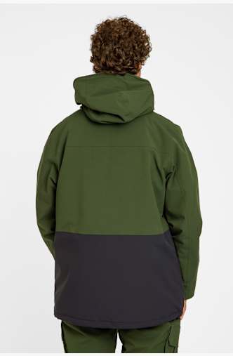 BEACH MOUNTAIN Herren Snowboardjacke Grün