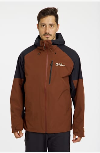 Jack Wolfskin Eagle Peak 2L veste outdoor hommes Marron