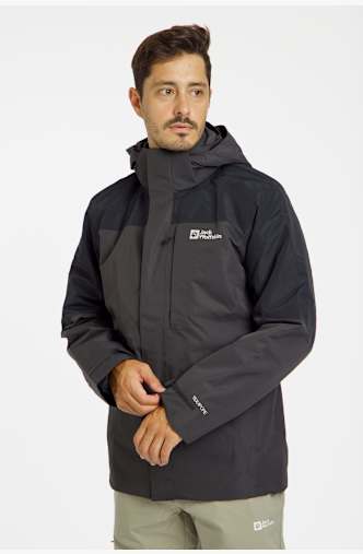 Jack Wolfskin Romberg 3in1 veste outdoor hommes Noir