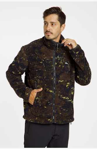 Jack Wolfskin Stone Lite Allover Print midlayer uomo Marrone