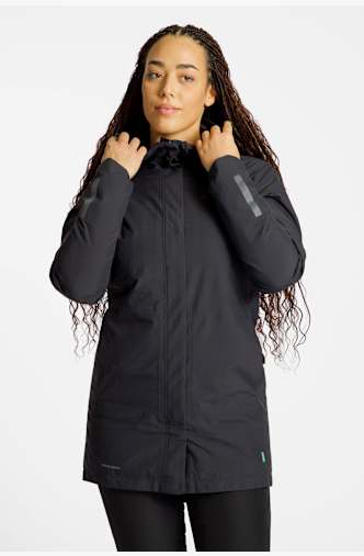 VAUDE Cyclist Padded II Damen Parka Schwarz