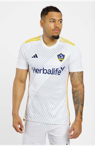 adidas LA Galaxy Home Replica maillot de football hommes 24/25 Blanc