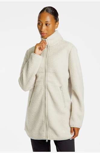 Jack Wolfskin High Curl Coat midlayer femmes Beige