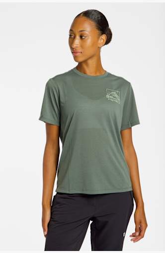 Jack Wolfskin Vonnan t-shirt donna Verde