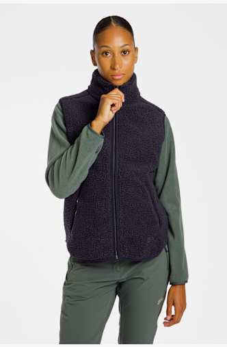 Jack Wolfskin High Curl gilet donna Blu