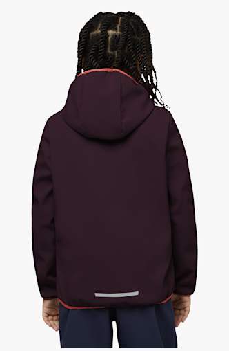 Jack Wolfskin Fourwinds veste softshell enfants Rouge