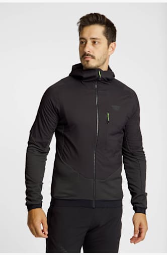 Dynafit Blacklight Thermal Hooded midlayer hommes Noir