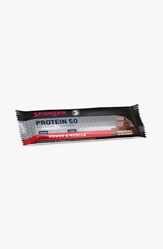 Sponser Protein 50 Chocolate 25 x 50 g barretta per lo sport Marrone