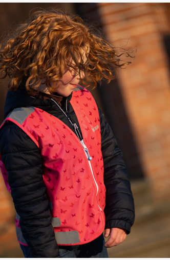 Wowow Nutty gilet réfléchissant enfants Pink