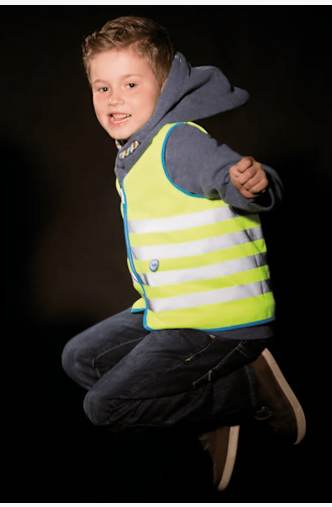 Wowow Fun gilet réfléchissant enfants Jaune