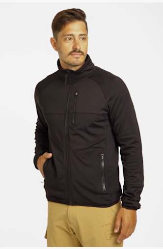 46 NORD Performance midlayer hommes Noir