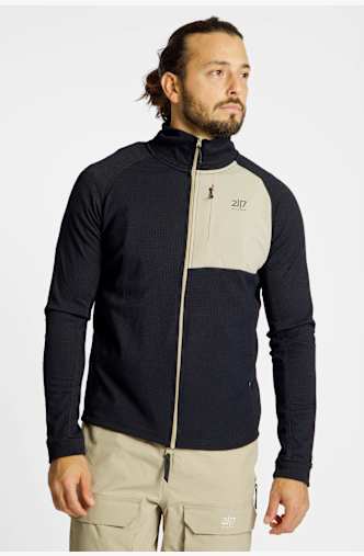 2117 OF SWEDEN Hejsta Merino midlayer hommes Noir