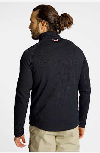 2117 OF SWEDEN Hejsta Merino Herren Midlayer Schwarz