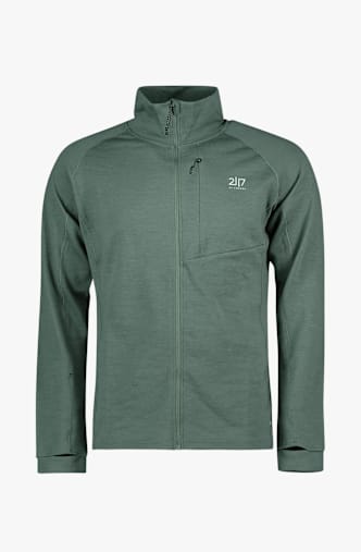 2117 OF SWEDEN Gasska Merino Herren Midlayer Grün