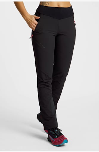 Dynafit Blacklight Hybrid pantaloni per sci alpinismo donna Nero