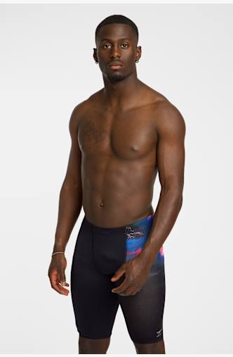 speedo Club Training Placement Printed Jammer maillot de bain hommes Violet