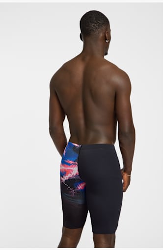 speedo Club Training Placement Printed Jammer Herren Badehose Lila