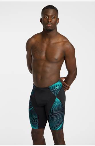speedo Endurance+ MAX Compression Mid Jammer costume da bagno uomo Blu